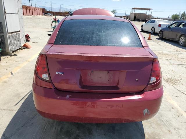 1G8AJ52F04Z231198 - 2004 SATURN ION LEVEL 2 RED photo 6