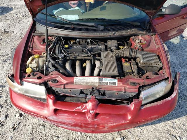 1B3EJ46X1YN274435 - 2000 DODGE STRATUS SE RED photo 11