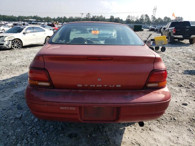 1B3EJ46X1YN274435 - 2000 DODGE STRATUS SE RED photo 6