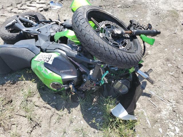 JKAEXEE10CDA04303 - 2012 KAWASAKI EX650 EC GREEN photo 9