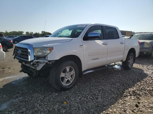 5TBDT58107S451402 - 2007 TOYOTA TUNDRA CREWMAX LIMITED WHITE photo 1