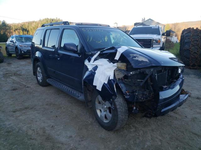 5N1AR18W67C627220 - 2007 NISSAN PATHFINDER LE BLUE photo 1