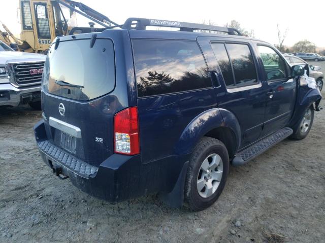 5N1AR18W67C627220 - 2007 NISSAN PATHFINDER LE ლურჯი ფოტო 4