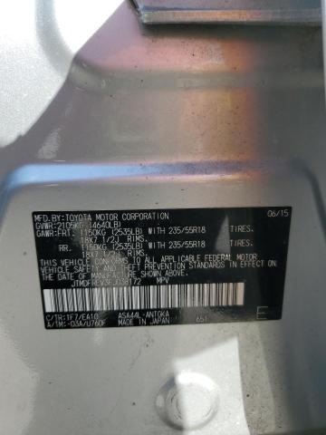 JTMDFREV3FJ038172 - 2015 TOYOTA RAV4 LIMITED SILVER photo 13