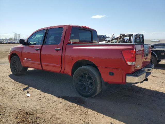 1N6AA0ED9BN304086 - 2011 NISSAN TITAN S RED photo 2