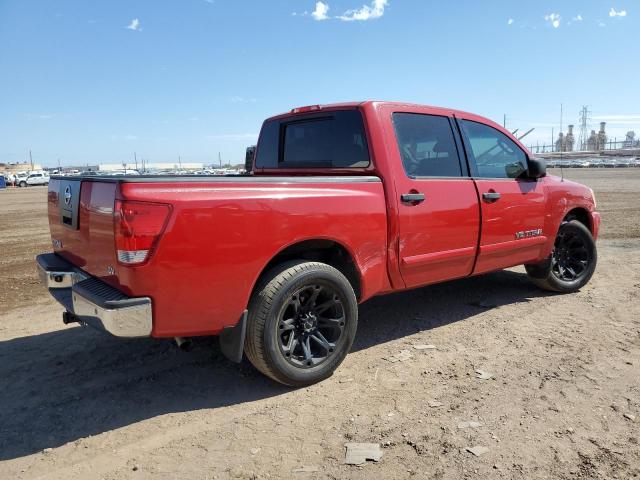 1N6AA0ED9BN304086 - 2011 NISSAN TITAN S RED photo 3