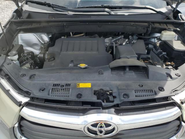 5TDKKRFH6FS048922 - 2015 TOYOTA HIGHLANDER XLE ვერცხლისფერი ფოტო 12