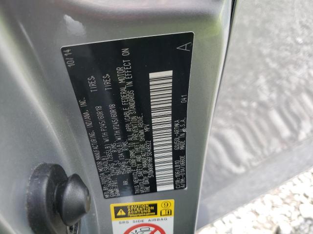 5TDKKRFH6FS048922 - 2015 TOYOTA HIGHLANDER XLE ვერცხლისფერი ფოტო 13