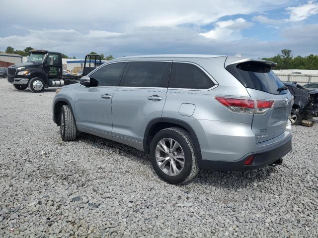 5TDKKRFH6FS048922 - 2015 TOYOTA HIGHLANDER XLE ვერცხლისფერი ფოტო 2