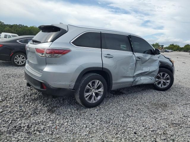 5TDKKRFH6FS048922 - 2015 TOYOTA HIGHLANDER XLE ვერცხლისფერი ფოტო 3