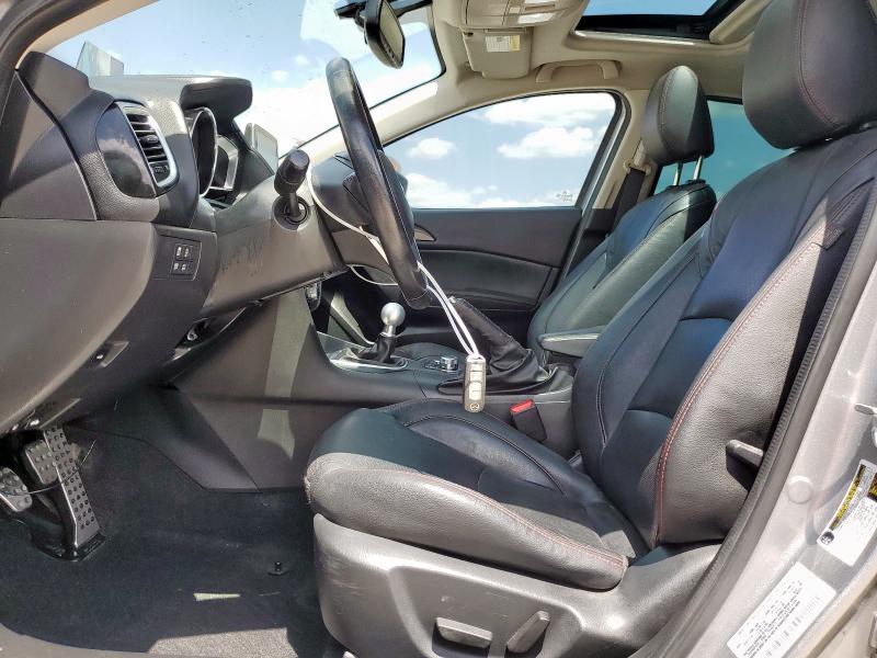 JM1BM1X39G1355868 - 2016 MAZDA 3 GRAND TOURING GRAY photo 7