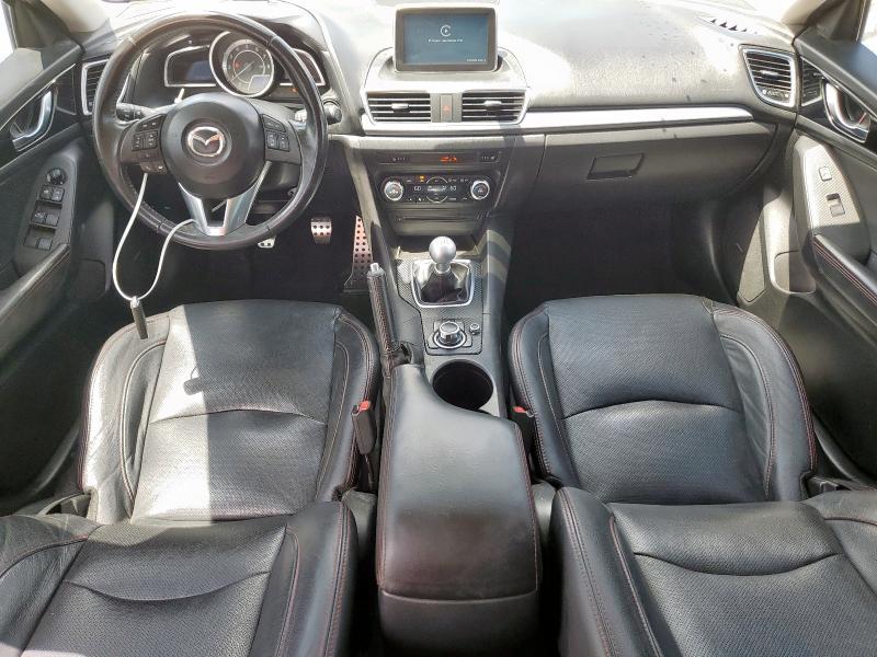 JM1BM1X39G1355868 - 2016 MAZDA 3 GRAND TOURING GRAY photo 8