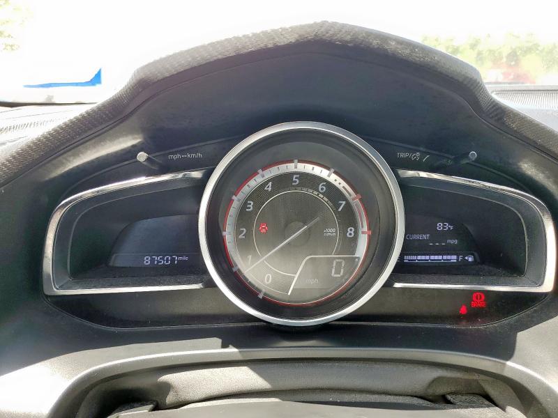 JM1BM1X39G1355868 - 2016 MAZDA 3 GRAND TOURING GRAY photo 9