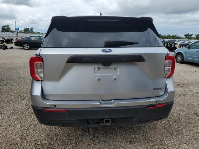 1FM5K8ABXNGA01407 - 2022 FORD EXPLORER POLICE INTERCEPTOR ვერცხლისფერი ფოტო 6