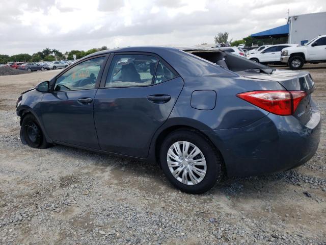 5YFBURHEXKP897967 - 2019 TOYOTA COROLLA L GRAY photo 2