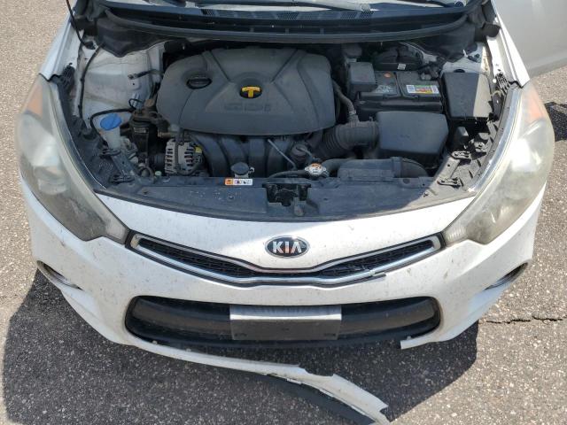 KNAFX6A8XF5370667 - 2015 KIA FORTE EX WHITE photo 11
