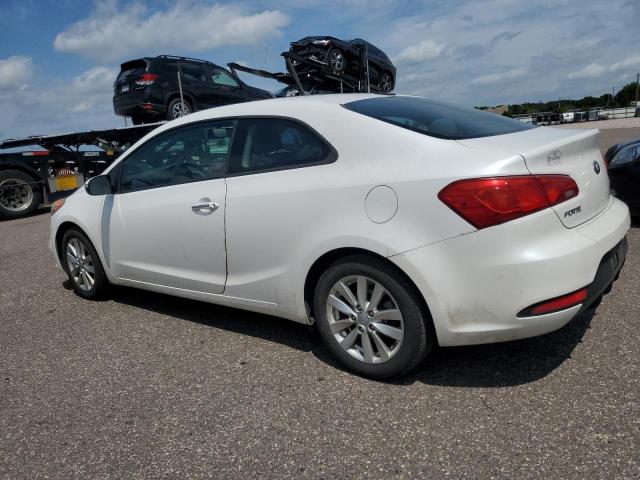 KNAFX6A8XF5370667 - 2015 KIA FORTE EX WHITE photo 2