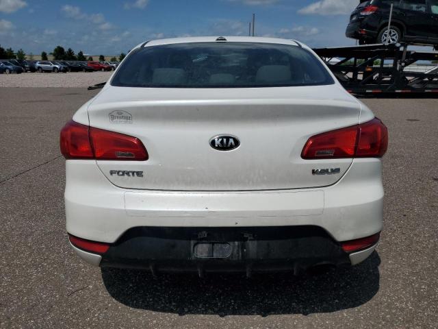 KNAFX6A8XF5370667 - 2015 KIA FORTE EX WHITE photo 6