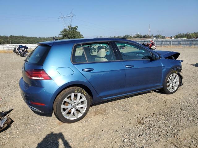 3VWG57AU2KM015137 - 2019 VOLKSWAGEN GOLF S BLUE photo 3