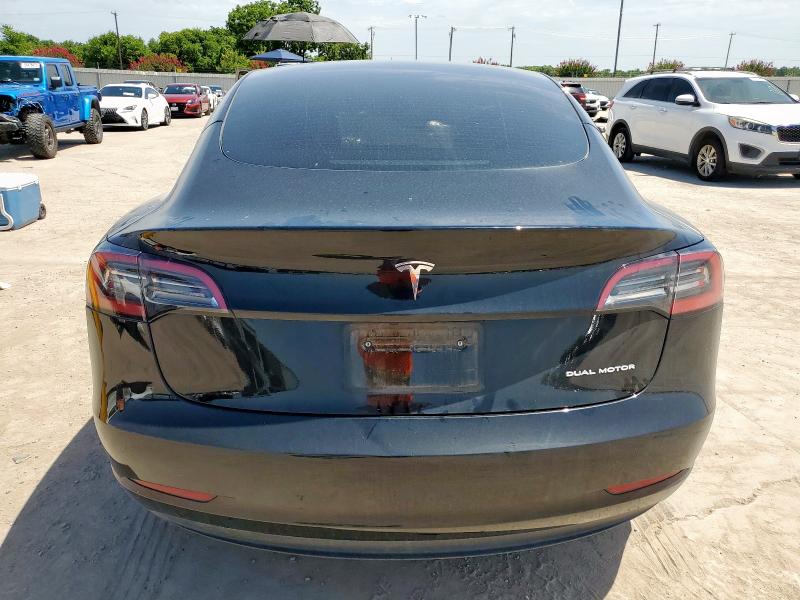 5YJ3E1EB9PF633137 - 2023 TESLA MODEL 3 BLACK photo 6