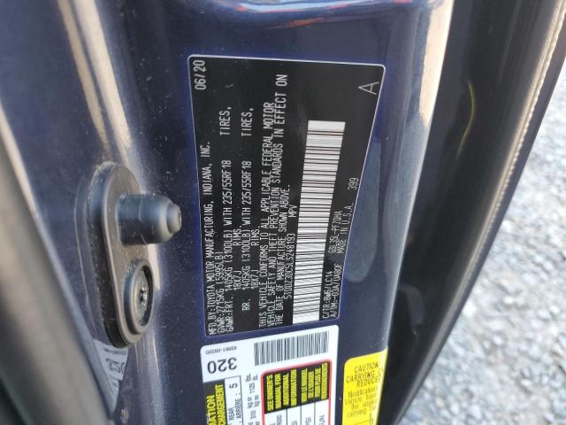 5TDDZ3DC5LS248193 - 2020 TOYOTA SIENNA XLE Blau Foto 12