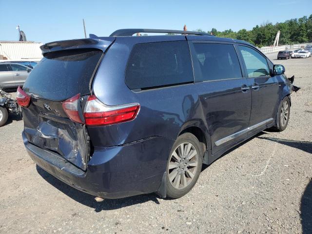 5TDDZ3DC5LS248193 - 2020 TOYOTA SIENNA XLE Blau Foto 3