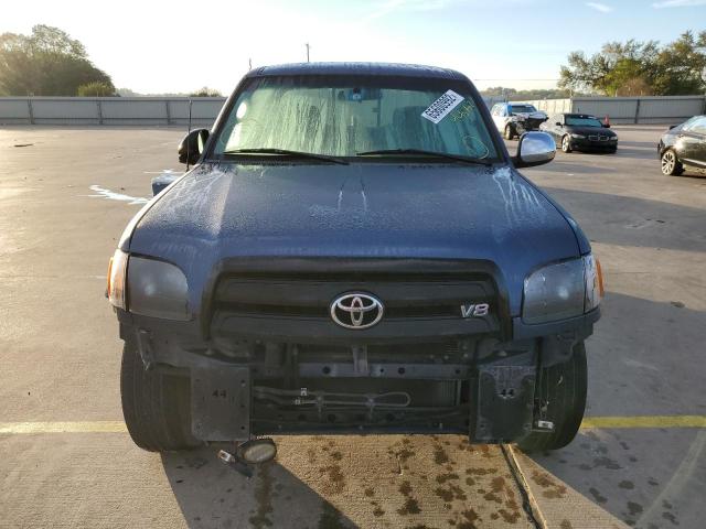 5TBBT44194S448792 - 2004 TOYOTA TUNDRA ACCESS CAB SR5 BLUE photo 5