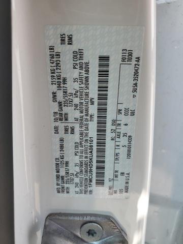 1FMCU9HD5KUA08101 - 2019 FORD ESCAPE SEL თეთრი ფოტო 13