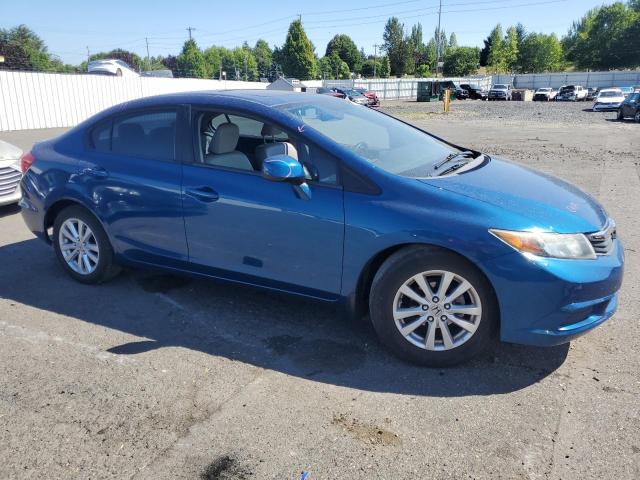 19XFB2F93CE335562 - 2012 HONDA CIVIC EXL BLUE photo 4