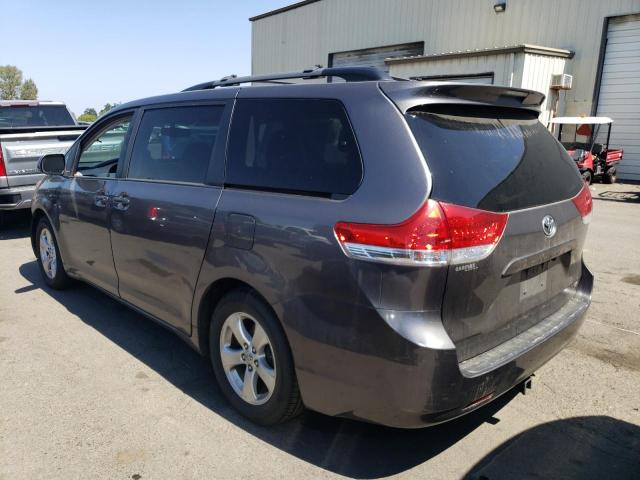 5TDKK3DC3ES455647 - 2014 TOYOTA SIENNA LE GRAY photo 2