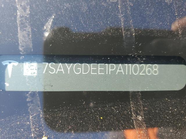 7SAYGDEE1PA110268 - 2023 TESLA MODEL Y Սև լուսանկար 13