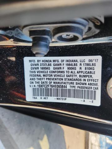 19XFC2F76HE065844 - 2017 HONDA CIVIC EX BLACK photo 13