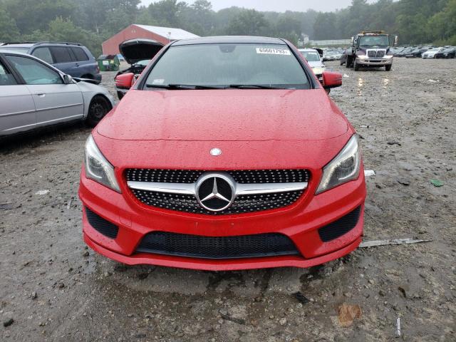 WDDSJ4EB1EN030048 - 2014 MERCEDES-BENZ CLA 250 RED photo 5