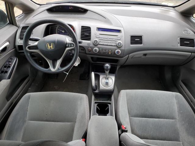 2HGFA16589H303392 - 2009 HONDA CIVIC COUP LX GRAY photo 8