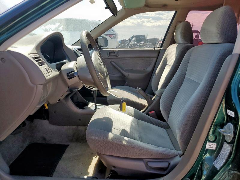 2HGEJ6614XH509375 - 1999 HONDA CIVIC BASE 绿色 照片 7