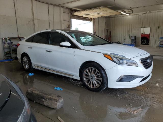 5NPE34AF8FH193923 - 2015 HYUNDAI SONATA SPORT WHITE photo 4