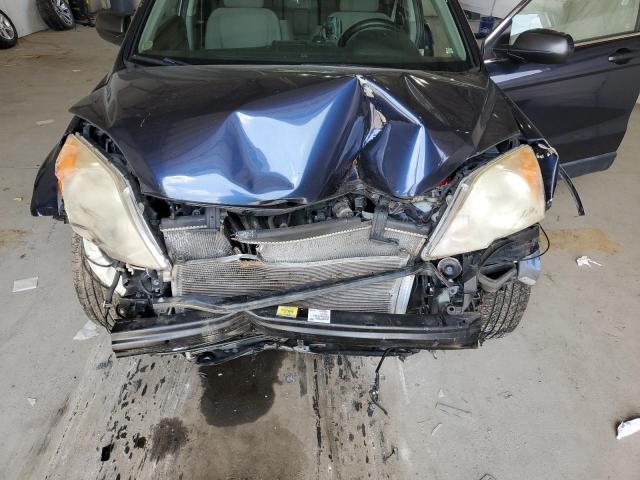 JHLRE4H55AC009795 - 2010 HONDA CR-V EX BLUE photo 11