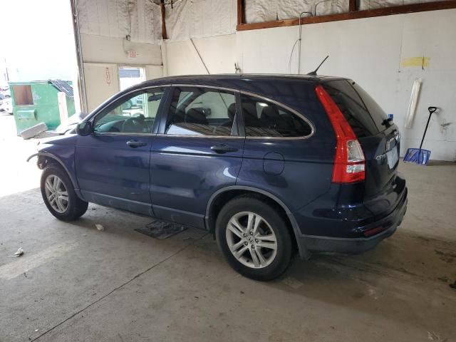 JHLRE4H55AC009795 - 2010 HONDA CR-V EX BLUE photo 2