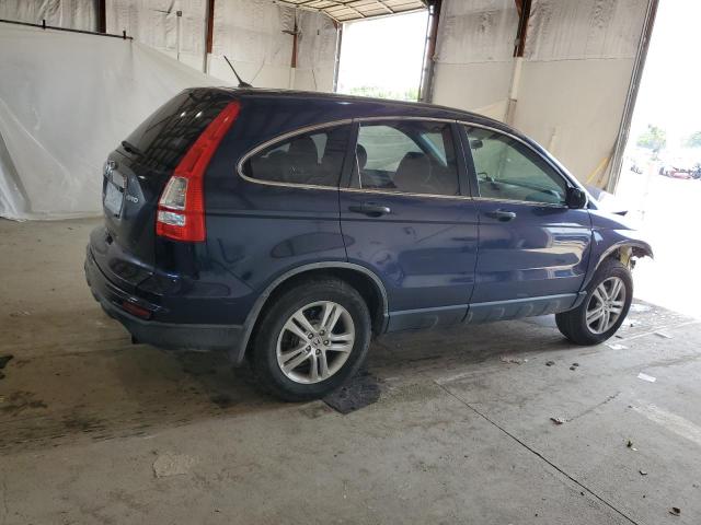 JHLRE4H55AC009795 - 2010 HONDA CR-V EX BLUE photo 3