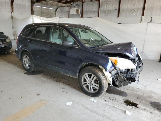 JHLRE4H55AC009795 - 2010 HONDA CR-V EX BLUE photo 4