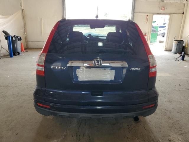 JHLRE4H55AC009795 - 2010 HONDA CR-V EX BLUE photo 6