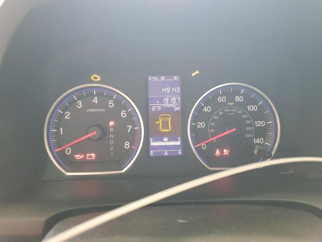 JHLRE4H55AC009795 - 2010 HONDA CR-V EX BLUE photo 9