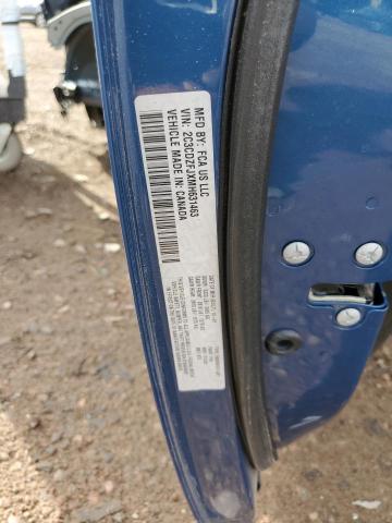 2C3CDZFJXMH631463 - 2021 DODGE CHALLENGER R/T SCAT PACK BLUE photo 12