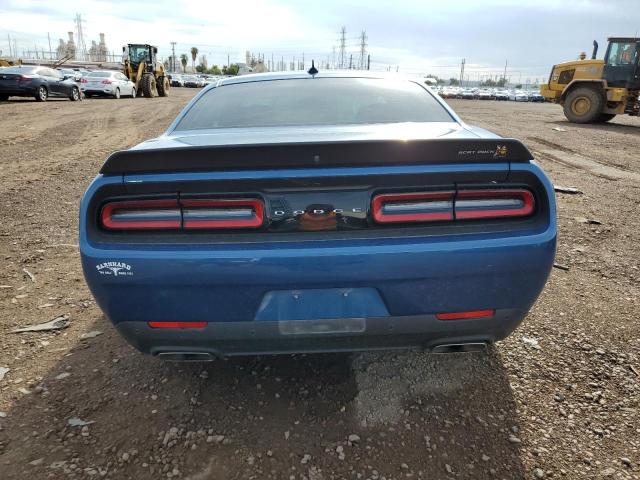 2C3CDZFJXMH631463 - 2021 DODGE CHALLENGER R/T SCAT PACK BLUE photo 6