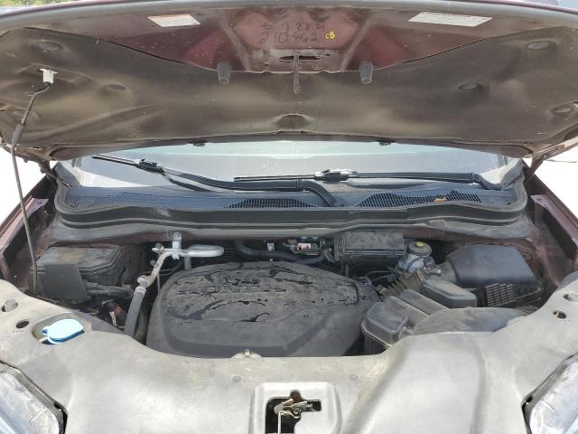 5FNYF7H50MB013526 - 2021 HONDA PASSPORT EXL RED photo 12