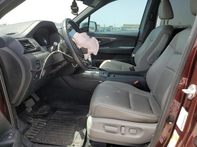 5FNYF7H50MB013526 - 2021 HONDA PASSPORT EXL RED photo 7