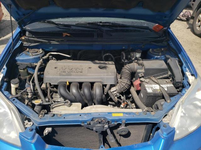 2T1KR32E88C687612 - 2008 TOYOTA COROLLA MA XR BLUE photo 11