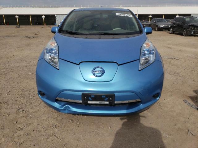 JN1AZ0CP2BT008060 - 2011 NISSAN LEAF SV BLUE photo 5