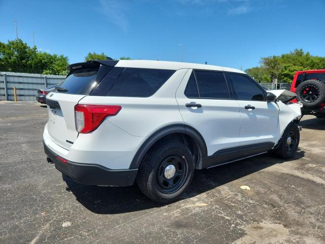 1FM5K8ACXPGB74839 - 2023 FORD EXPLORER POLICE INTERCEPTOR Ақ фото 3