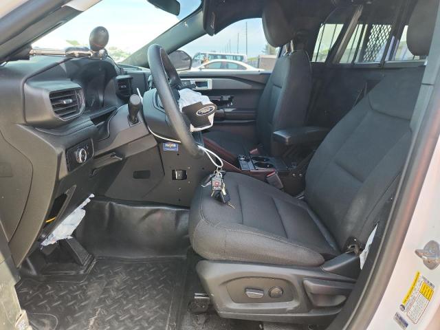1FM5K8ACXPGB74839 - 2023 FORD EXPLORER POLICE INTERCEPTOR Ақ фото 7
